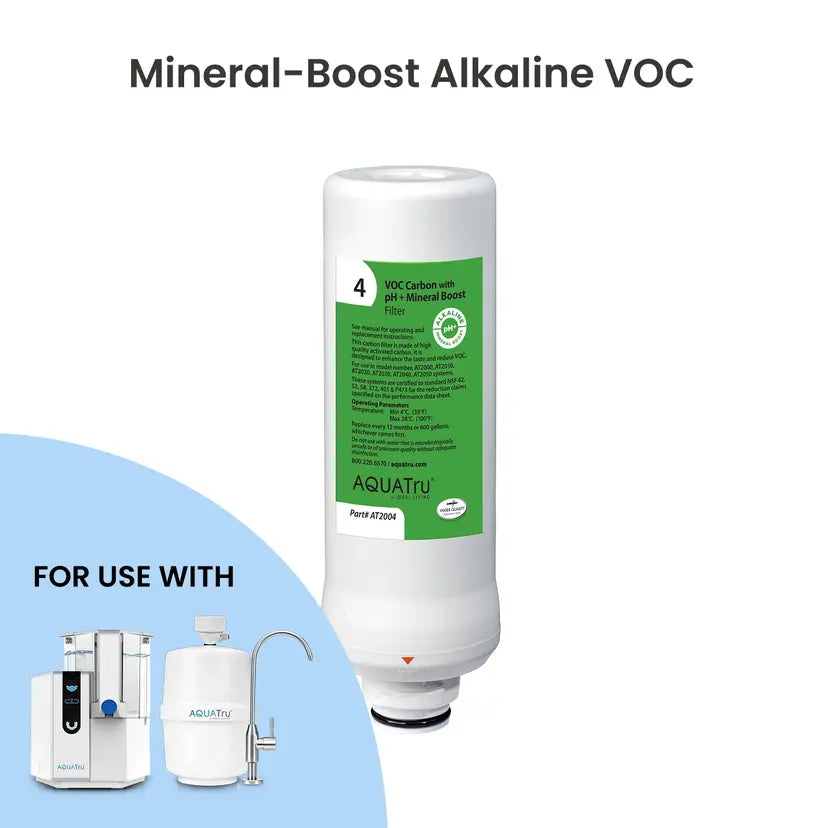 Classic Mineral Boost Alkaline VOC Filter | AquaTru®