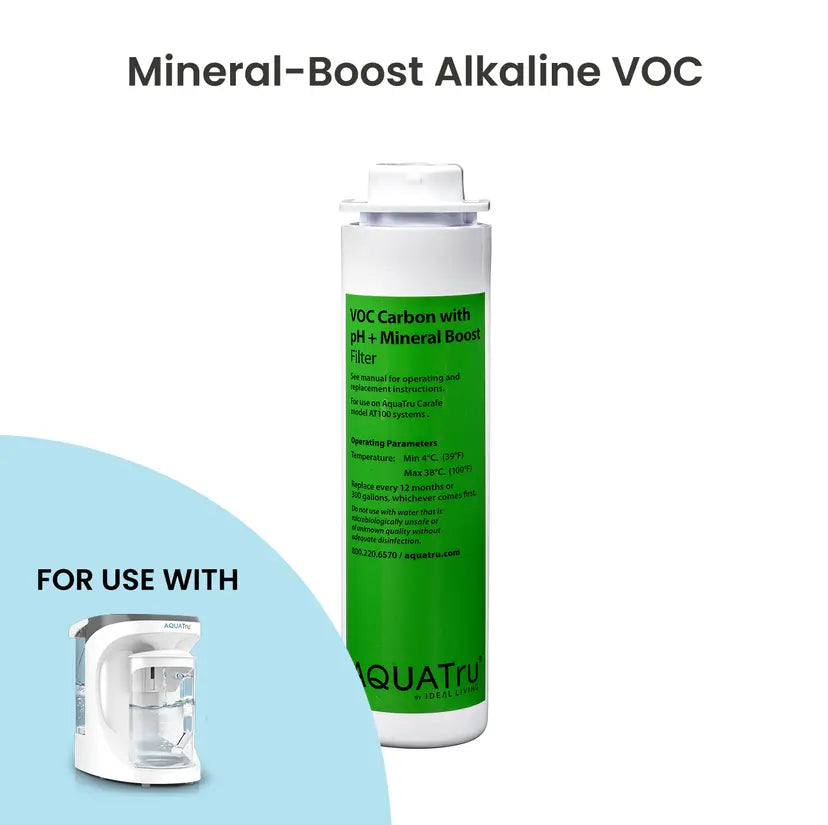 Carafe ONLY Mineral Boost Alkaline VOC Filter | AquaTru®