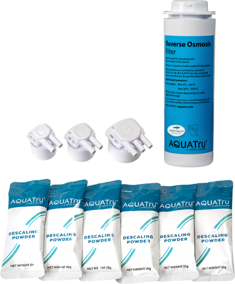 Carafe Descaling Kit + RO Filter | AquaTru®