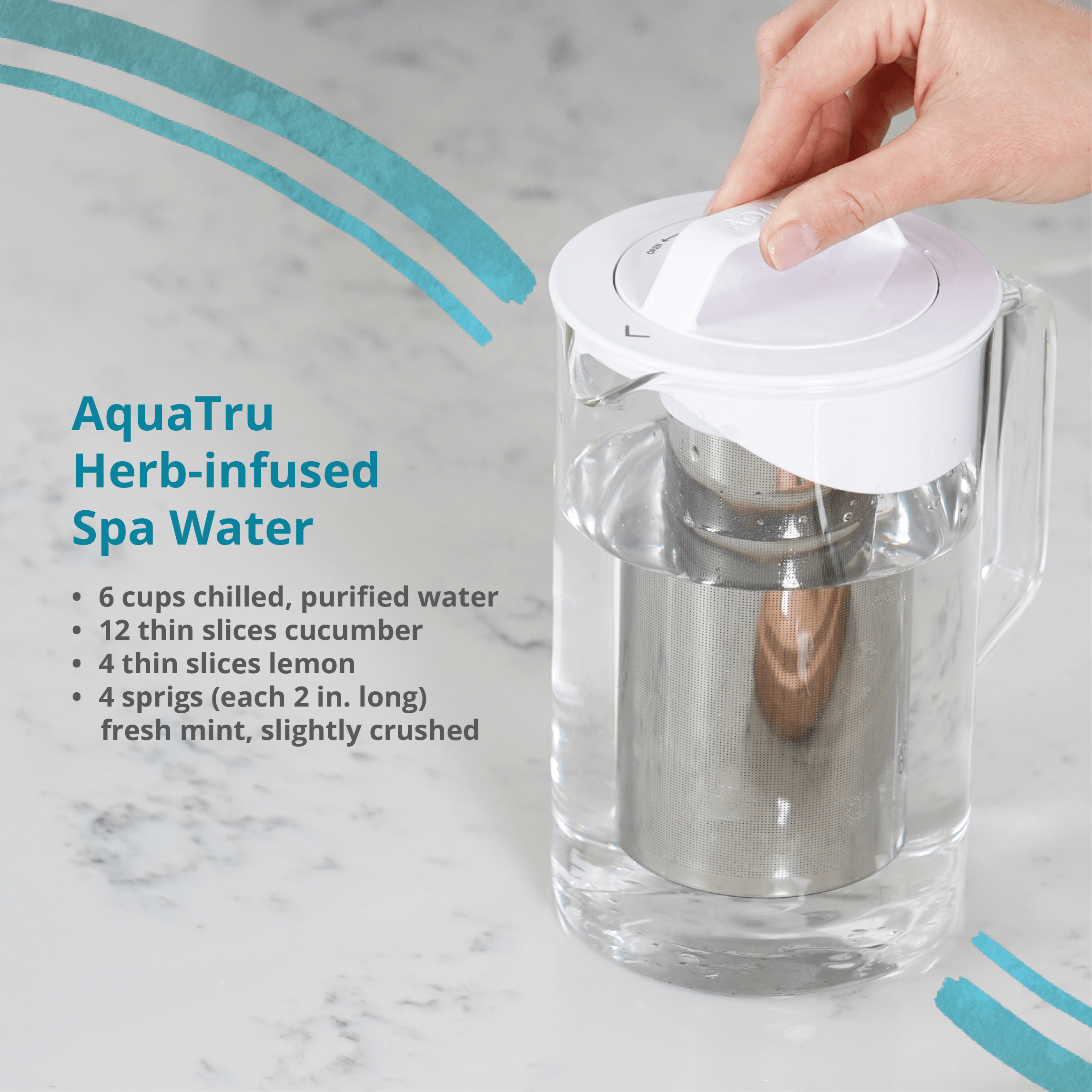 AquaTru Carafe Waterfilter + 2 year Filter Pack + FREE Descaling Kit! –  AquaTru Water
