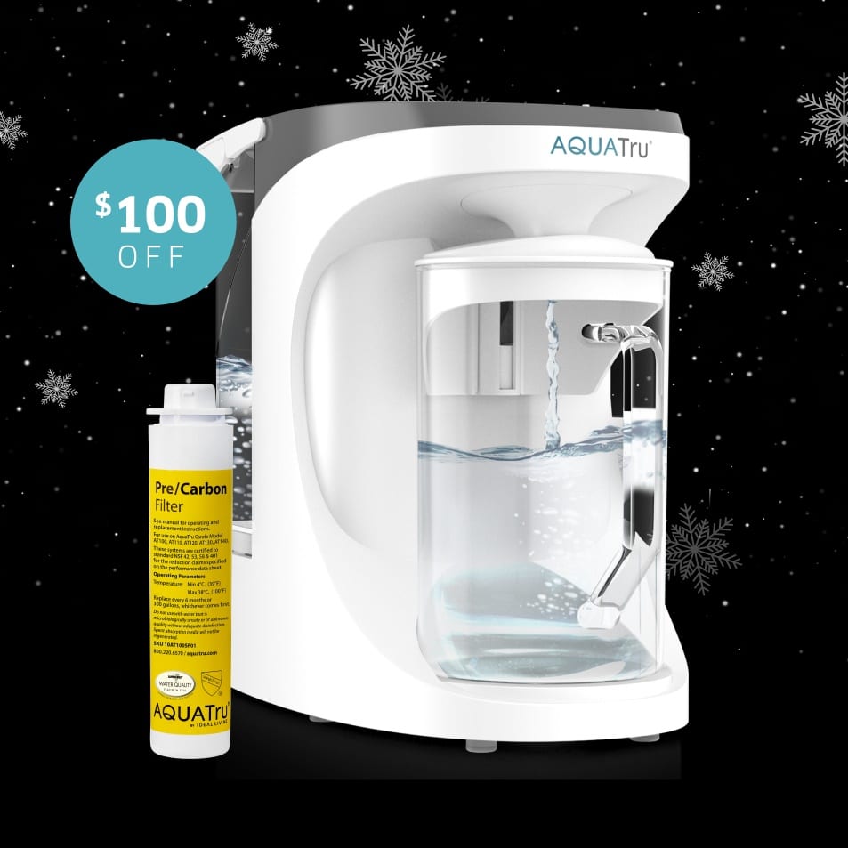 Carafe Countertop Reverse Osmosis Water Purifier - AquaTru